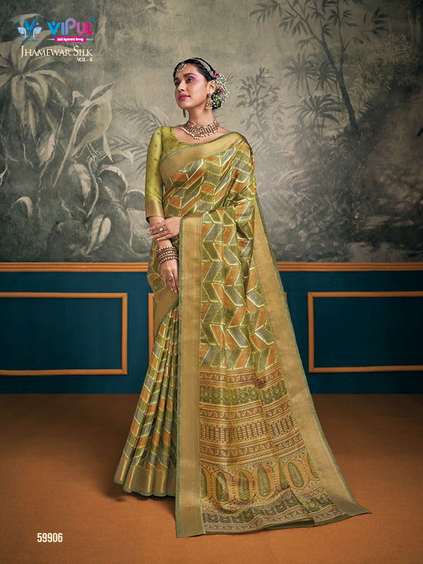 Vipul Jhamewar silk Festive Wear Wholesale Silk Saree Catalog